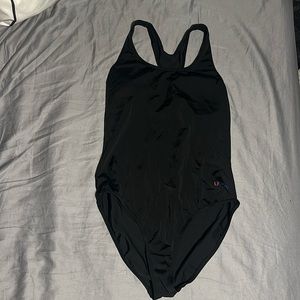 Medium/large black one piece swimsuit